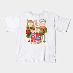 Happy new year family Kids T-Shirt